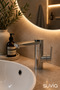 Chrome Sink Faucet 360 °   Swivel Single Handle Bathroom Sink Faucet Modern Stylish - 5