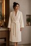 |   Premium |   100% Cotton Women's / Men's Unisex Bathrobe - Towel - Dowry Set - 2