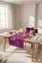 Majesty-R Ethnic Horse Motif Purple Table Runner – Modern & Stylish 50X145 - 2