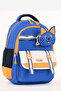 Cat Patterned Waterproof 3-Piece Primary School Bag with Lunch Box and Pen Holder Orthopedic School Set - 3