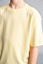 100% Cotton Oversized Crew Neck Short Sleeve T-Shirt for Boys G6486A826Sm - 3