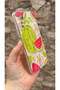 Redmi Note 12S Compatible Watermelon Patterned Summer Themed Transparent Shock-Absorbing Clear Case with Camera Protection - 4