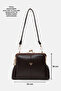 Women's Brown Scholar Multi-Compartment Classa Leather Hand, Shoulder and Crossbody Bag - 2
