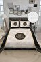 Shiny Velvet Fabric Quilted Double Bedspread Set (3 Pieces) Cky0088 - 2