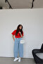 Colorful Floral Embroidered Jeans