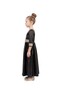 - Traditional Embroidered Maxi Dress - Cream, Black - 2Y to 5Y - 2