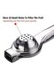 Stainless Steel Garlic Crusher Press Grater for Crushing Garlic with a Peel Remover - 2