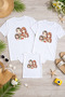 Mother Father Child Combination T-Shirt Cotton Oversize Family Combination T-Shirt (Products Sold Individually)