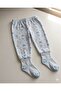 Baby Bottom Pajamas with Socks - 100% Cotton - 6