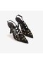 Women's Injection Leather Genuine Leather Mesh 10cm Heeled Shoes 1362 - 3