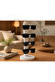 4-Tier Minimalist Glasses Stand – Desktop Eyeglass Organizer & Sunglasses Holder Decorative Stand with Pla Material