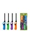 4 pcs Blazer Gas Lighter Set, Assorted, GL20345 - 3