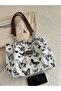 Large Capacity Shoulder Bag for Women, Beautiful Striped Design, Simple Metal Chain Shoulder Bag Perfect for Teenagers, Students, and Office Workers, Suitable for Office, Work, Study, and Daily Commuting. - 8