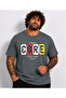 Men's Oversize Crew Neck T-Shirt Core 26138 Fume