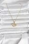 316L Steel Chain Gold Color Pearl Flower Model Necklace - 4