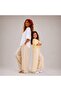 Mother - Daughter Muslin Fabric Pants Combination - 3