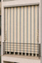Water Resistant Cornice Balcony Curtain Modern Outdoor Background Curtain Gray Cream