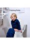 Toddler Potty Training Toilet - Realistic Flushing Sound, Soft Seat & Removable Pot - 7