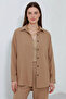 Women's Oversize Viscose Camel Set