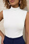 Women's Cotton Lycra Flexible Zero Sleeve 3-Piece Economical Package, Quality and Affordable - 4