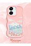 Redmi 13C Compatible Case Camera Protector Pink Silicone Couple Phone Case Landscape Pattern - 2
