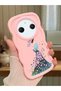 Redmi A3 Pro Compatible Case Camera Protector Pink Silicone Couple Phone Case Girl Pattern