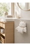 Toilet Paper Holder with Cat Figure Decorative Wc Paper Holder Bathroom Accessory Modern Wall Mounted Toilet Paper Hanger - 2