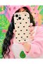 iPhone 13 Compatible Minimal Heart Patterned Cream Color Impact Protective Case - 3