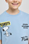Snoopy Printed T-Shirt with Crew Neck and Short Sleeves - 6