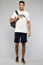 Typography Print T-Shirt with Crew Neck and Short Sleeves - 2