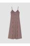 Lcw Vision Plum Striped Belted Dress - 7