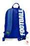 Kids Navy Blue Cobalt blue Football Patterned School Backpack, Lunch Bag, Pencil Bag Set - 5