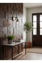 Modern Lighting, Wall lamp, Light, Vintage metal & glass wall lamp, Black + Antique Bronze plating, 24x22cm, Suitable for bedroom and living room. - 3
