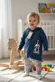 Organic Combed Cotton Fabric Hooded Cardigan - 3