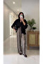 Sonilla Brown Mink Patterned Trousers - 4