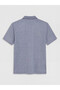 Nevavm Men's Polo Collar Patterned T-Shirt with a Difference - 6