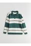 Vizyon New Season Polo Neck Striped Men's Knitwear Sweater - 5