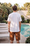 Lcw Vision White Crew Neck Men's T-Shirt with Pockets - 3