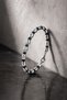 Men's Blue and Silver Hematite Natural Stone Bracelet with Stainless Steel Detail, Stylish Design Bracelet - 5