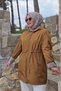 Women's Hijab Clothing Plus Size Seasonal Short Trench Coat - 7