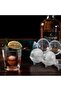 Cocktail 4-Hole Ice Ball Maker 2PCS Whiskey Ice Ball Mold Reusable Round Ice Cube Maker for DIY Bar Home Kitchen - 7