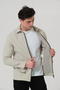 Men's Seasonal Jacket Zipper-Closed Lycra Men's Overshirt Coat - 6