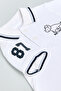 Print Detail Polo T-Shirt and Short Sleeves - 4