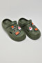 Charm Detail Slingback Clogs - 3