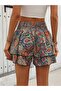Women's Elastic Waist Ruffled Short Skirt - 4