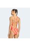 Footballinspired Graphic Women's Red Swimsuit - 3