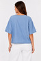Men's Printed T-Shirt Short Sleeve Crew Neck Relaxed Fit T-Shirt - Blue - 2