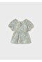Baby Girl Floral Blouse Green - 3