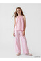 Nevavm Girl's Wide-Leg Poplin Pants with a Difference