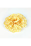 Yellow White Gingham Large Rose Clip Buckle - 3